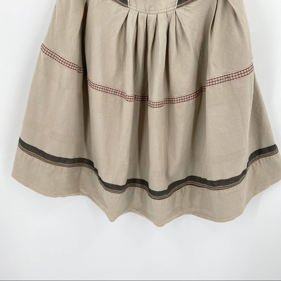 I'M Isola Marras Tiered A-Line Skirt in Beige - Picture 5 of 10